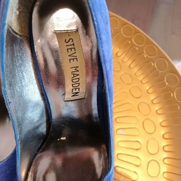 💰3/$30Steve Madden Blue Pumps - Picture 6 of 6